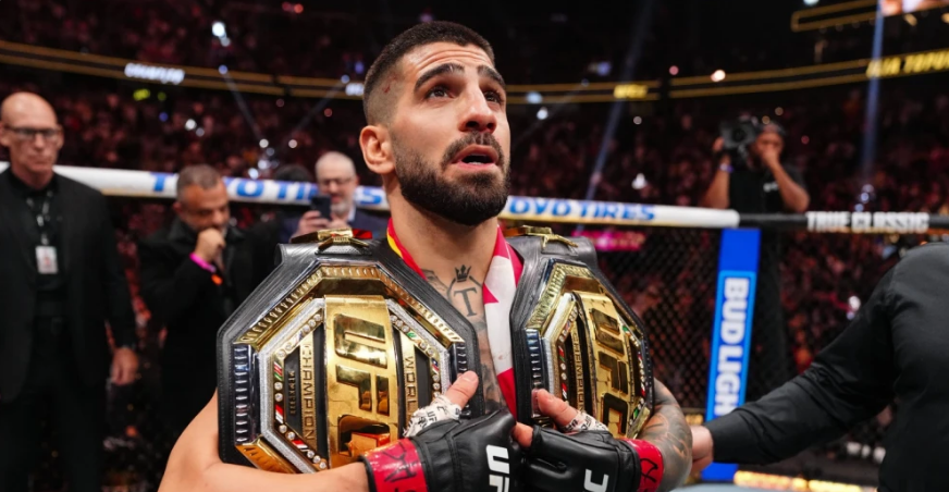 Ilia Topuria massacra Charles do Bronx e conquista segundo cinturão do UFC