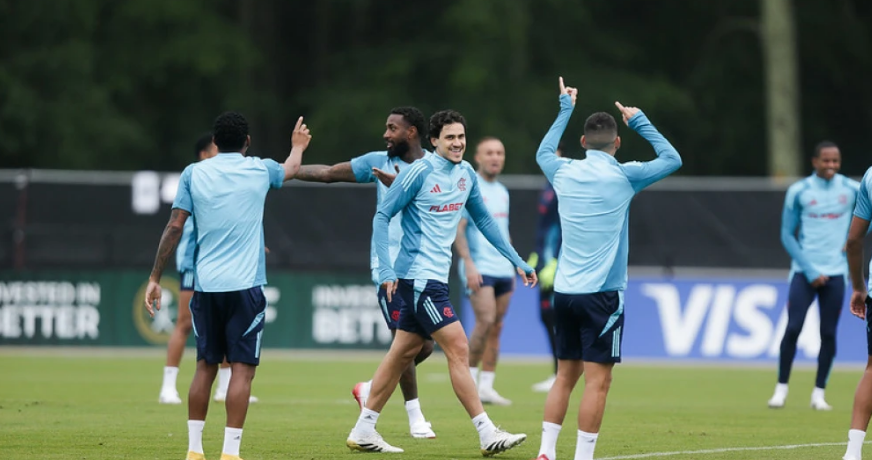 Raios atrasam treino do Flamengo no Mundial de Clubes