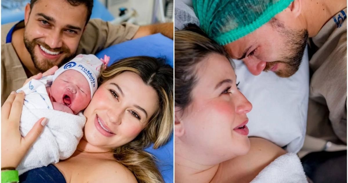 Nasce filha de Niina Secrets e Guilherme Santos; veja