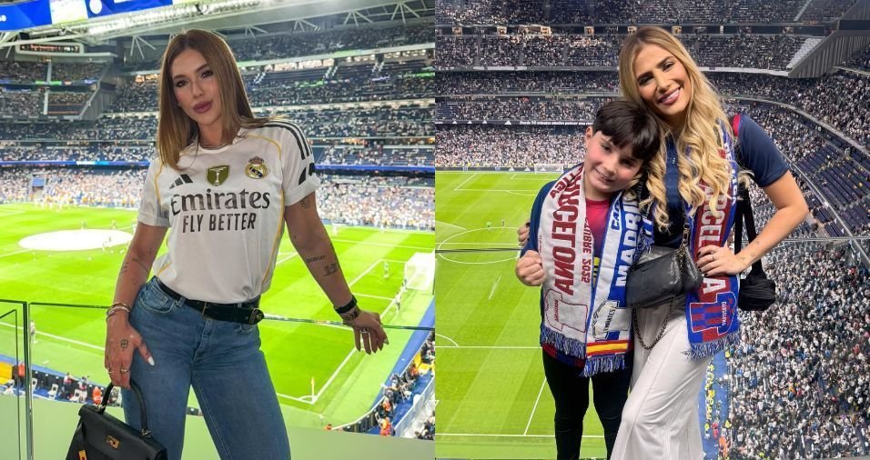 Ex-cunhada de Virginia também vai a jogo do Real e torce contra Vini Jr.
