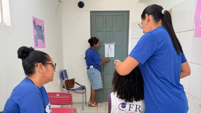 Mucuri inicia triagem do projeto “Visão para o futuro” e amplia cuidado com saúde ocular de estudantes
