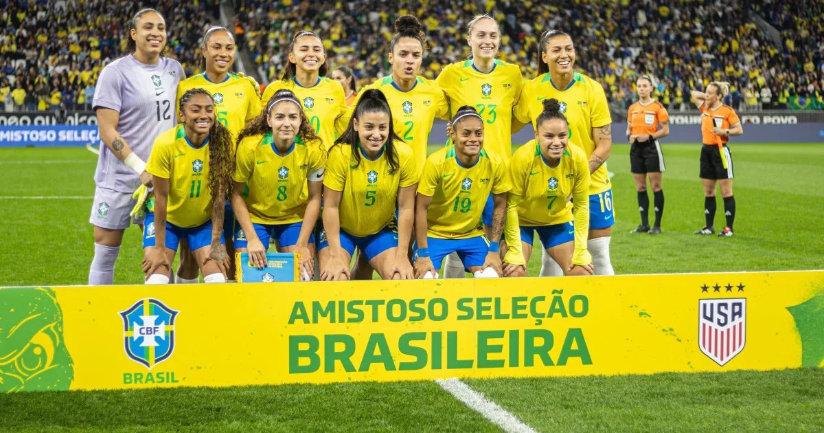 Brasil x EUA: escalações e onde assistir ao jogo da Seleção Feminina