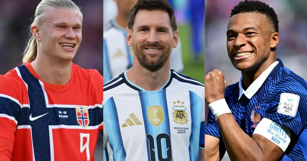 Messi, Mbappé e Haaland travam disputa emocionante por artilharia da Copa