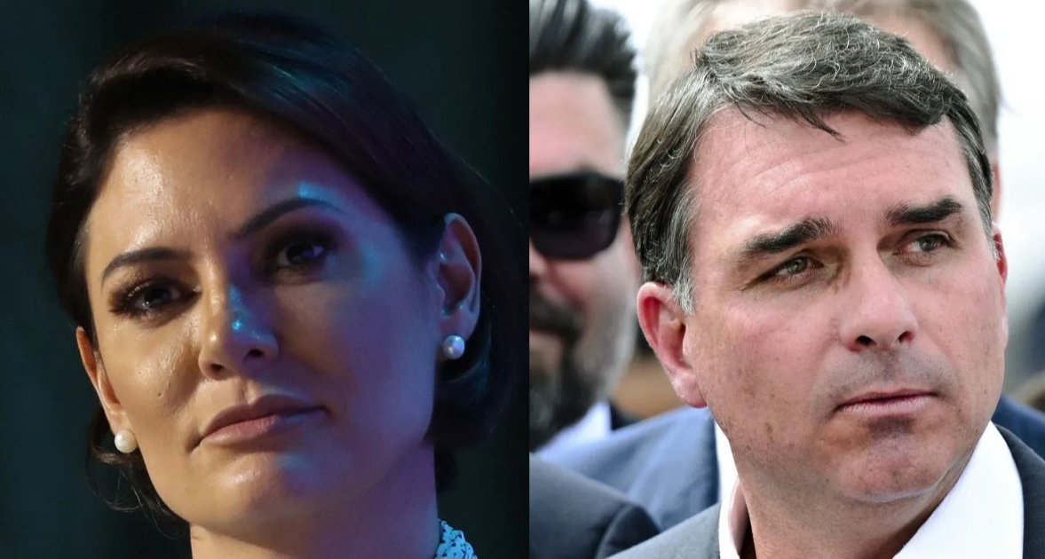 Flávio diz que Michelle Bolsonaro entrará na campanha no “tempo dela”