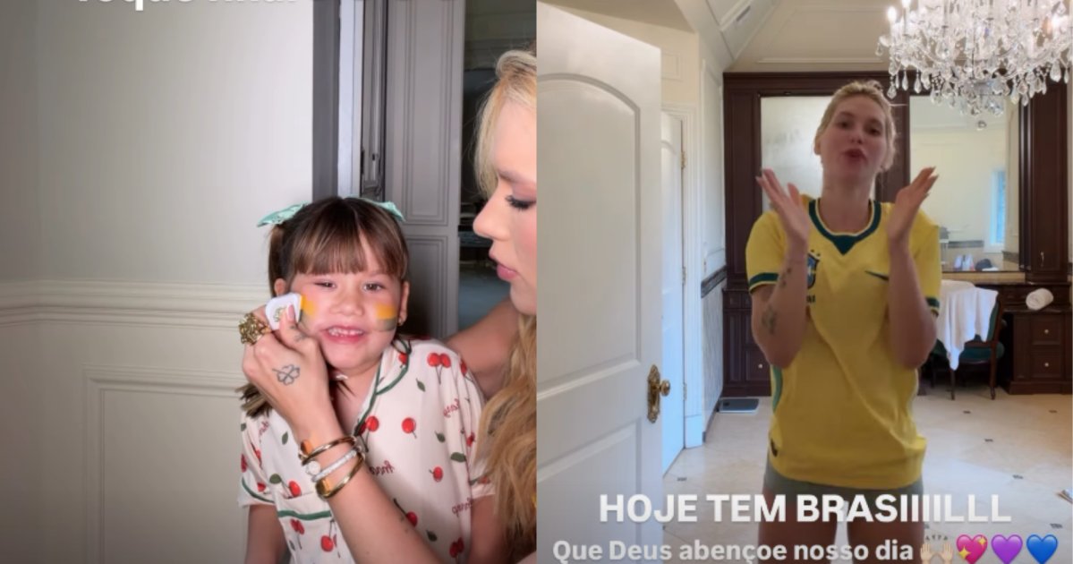 Virginia mostra animação e preparativos para levar filhas ao jogo do Brasil