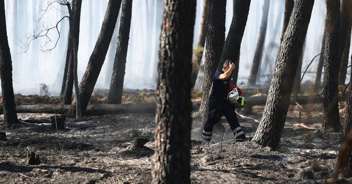 Clima extremo: incêndios provocam evacuações na França e Alemanha