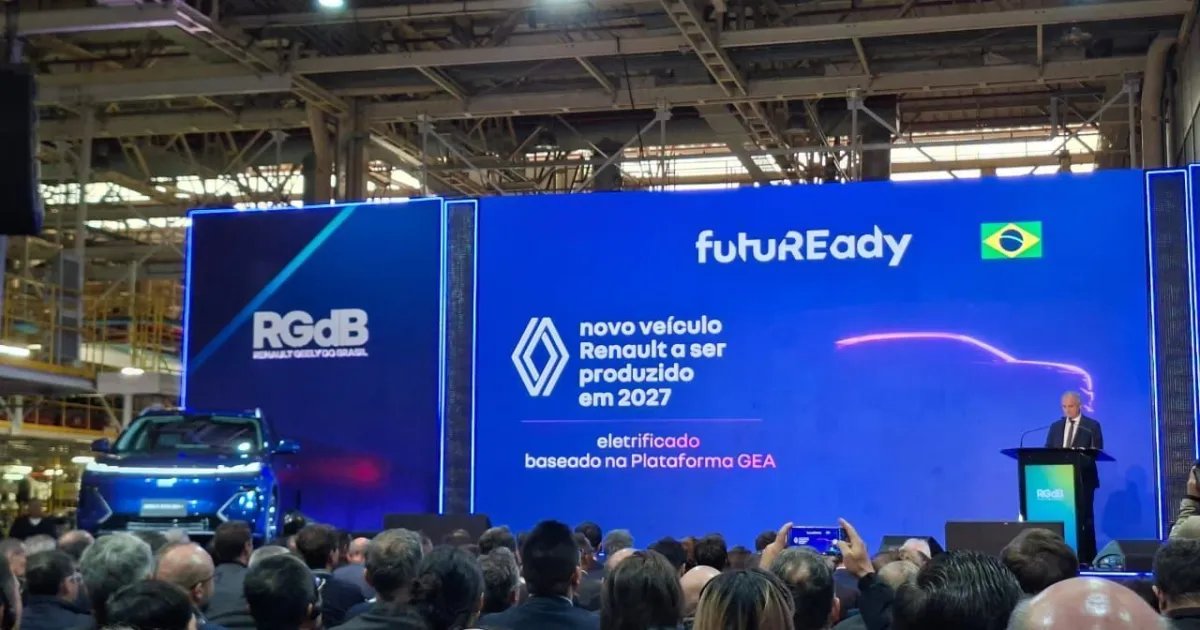 Renault Geely anuncia R$ 2 bilhões para produzir novo carro no Brasil